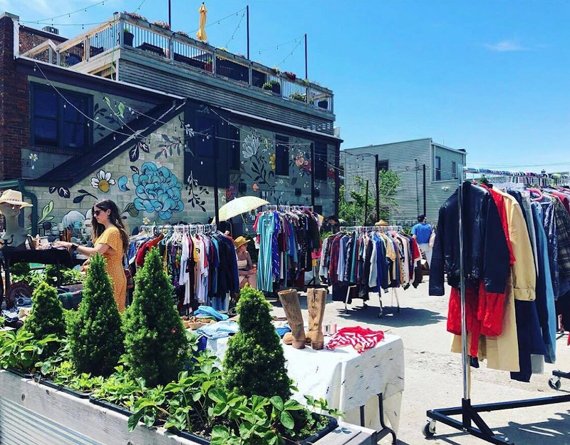 Fleatroit Junkcity takes it outside for summer flea