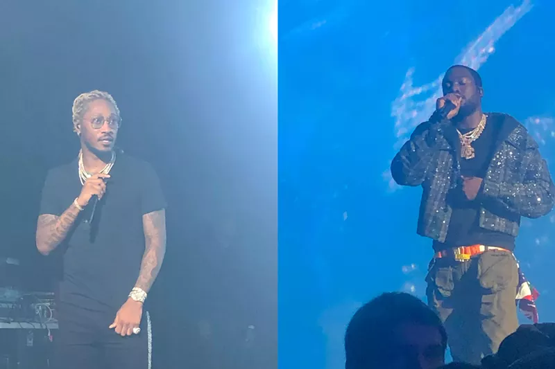 Meek Mill, Future, YG, and DJ Mustard brought their Legendary Nights tour to the DTE Energy Music Theatre