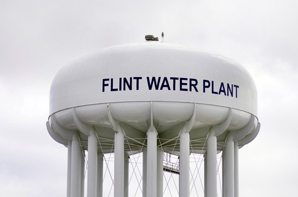 Flint Water Plant. - Shutterstock