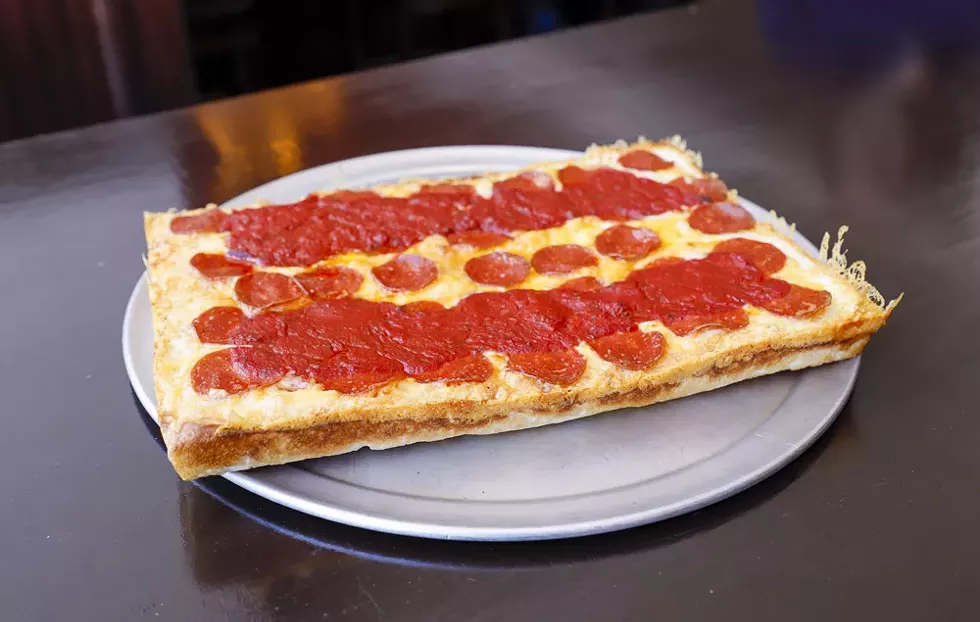 The classic Detroit-style pizza from Shield's. - Bridget Ekis