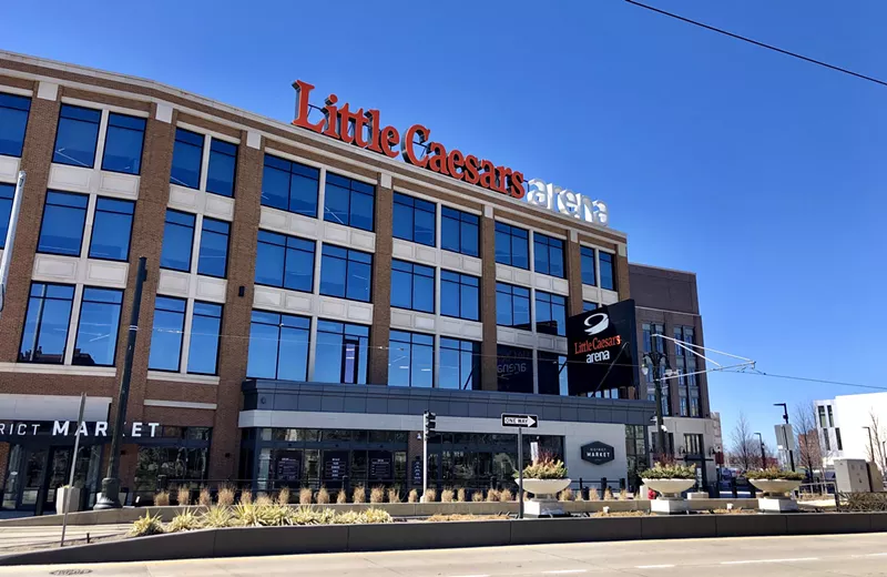 Vendors squeezed out of publicly funded Little Caesars Arena area, lawsuit says