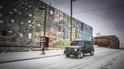 Photo used to promote the Mercedes G 500. - Mercedes-Benz