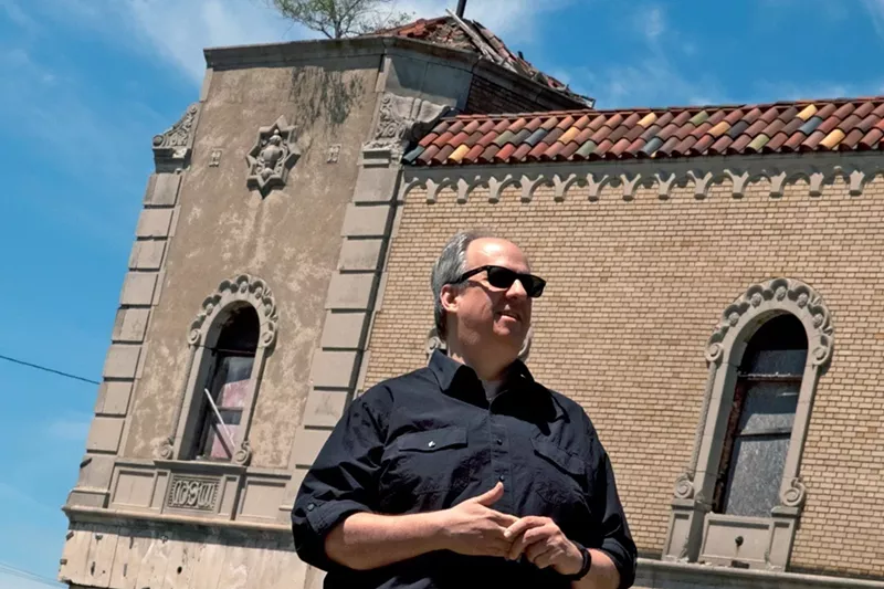 Friends of the Grande's Leo Early at the Grande Ballroom. - Friends of the Grande Ballroom