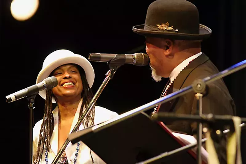 Joan Belgrave with her late husband Marcus Belgrave. - Clyde Stringe