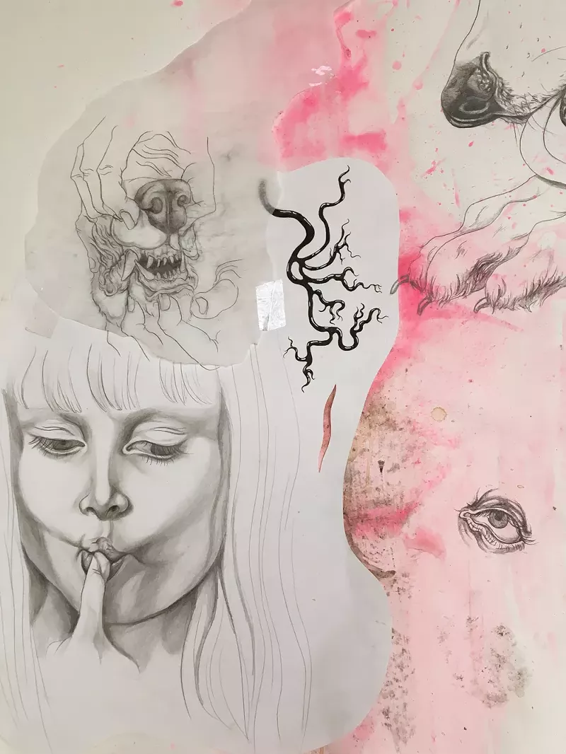 Susan Okla's art show at UFO Factory is a trip