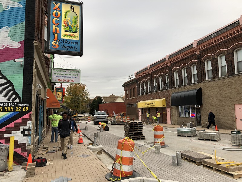 Detroit’s multimillion-dollar streetscape project a pain for small businesses