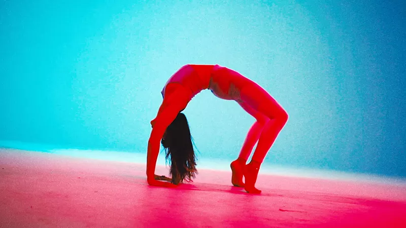 Santo Santo yoga studio has four color-changing LED light strips installed along the ceiling, which can create different color combinations to enhance the sessions with color therapy. - Kristin Adamczyk