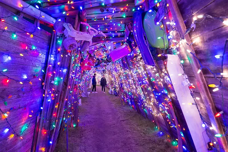 You can get lost at Robolights Detroit at MOCAD. - Tim Johnson