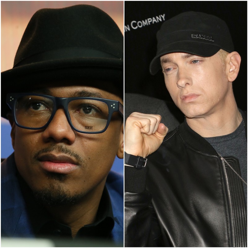 Nick Cannon and the Thanos of rap. - DENIS MAKARENKO AND JSTONE / SHUTTERSTOCK.COM