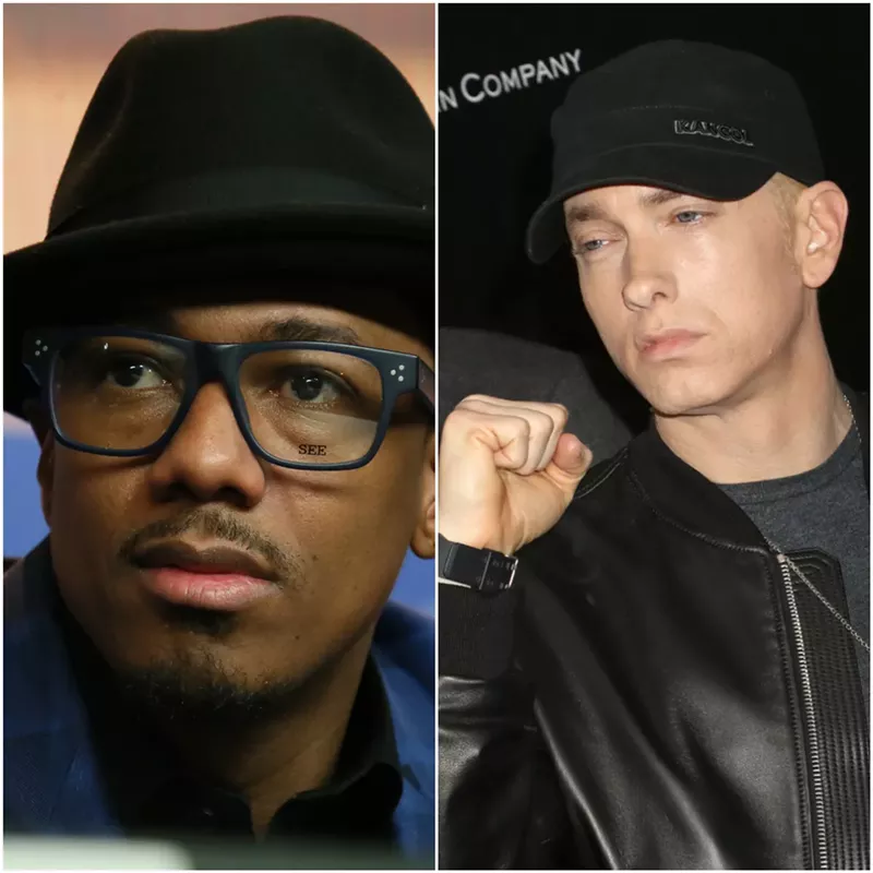 Nick Cannon and the Thanos of rap. - Denis Makarenko and JStone / Shutterstock.com