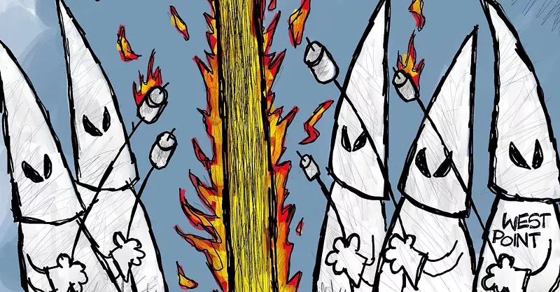 Toasty racist symbols