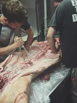 How to roast a pig, according to Nancy Whiskey's Rock 'n Roll Pig Roast chef