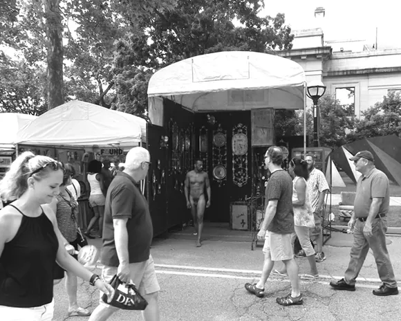 NSFW: More dispatches from Harvey Drouillard's nude Ann Arbor Art Fair shoot