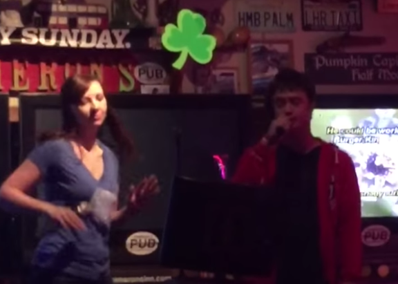Here's Daniel Radcliffe rapping 'The Real Slim Shady' at karaoke