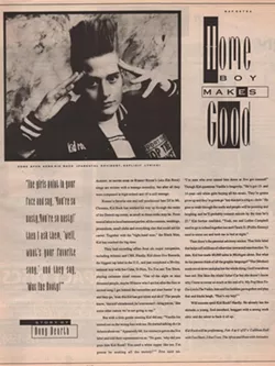 An early article on Kid Rock in Orbit, from Re-Entry: The Orbit Magazine Anthology, out soon on WSU Press. - Courtesy photo