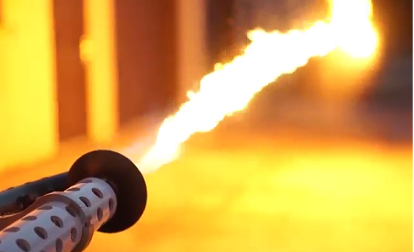 A company in Troy is selling flamethrowers for personal use and it's totally legal — for now