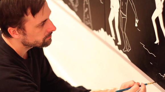 Check out this video profile of Cleon Peterson, whose solo show is currently on view in Detroit