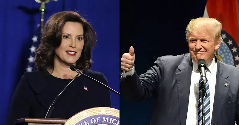 A tale of two economies. - Courtesy of Gov. Gretchen Whitmer, Gino Santa Maria/Shutterstock