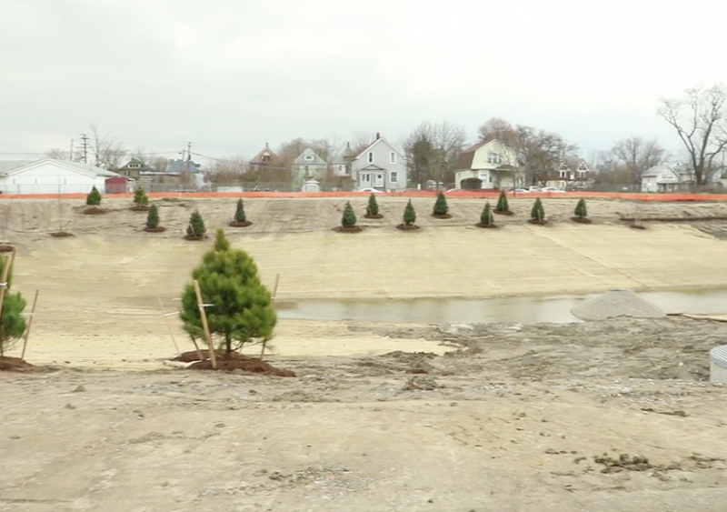 A new storm water park that will include a walking path, pollinator gardens, and an education pavilion. - FCA