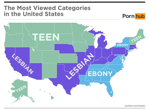 This is the most-searched term on Pornhub in Michigan
