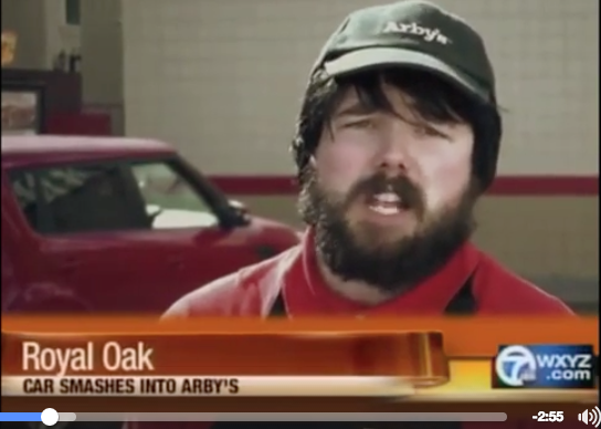 Watch this 'weird' Royal Oak Arby's worker 'describe an accident'