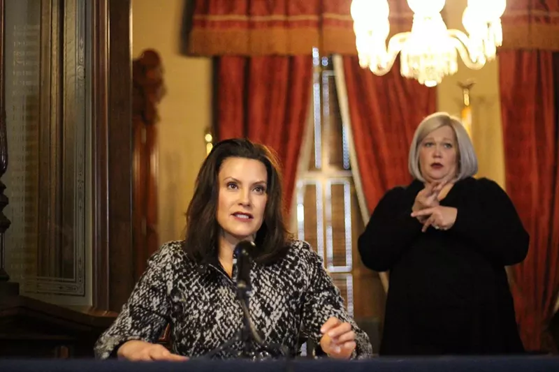 Gov. Gretchen Whitmer. - State of Michigan