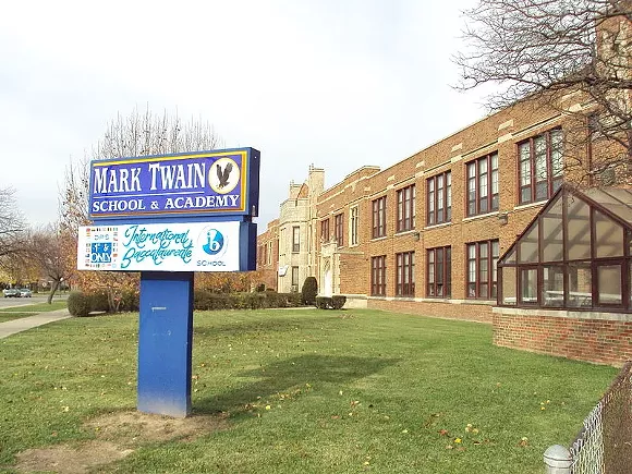 Mark Twain Academy, a DPS school in southwest Detroit. - Notorious4Life via Wikimedia Commons