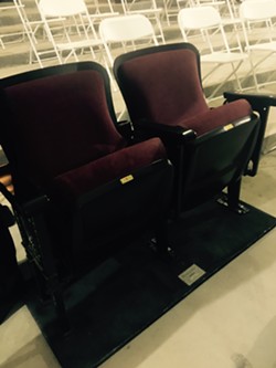 New seats at the theatre. - Photo by Jack Roskopp