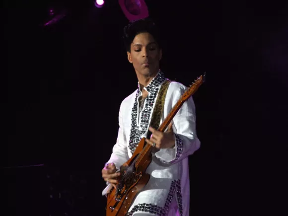 Prince playing at Coachella in 2008. - Photo via CC BY-SA 3.0