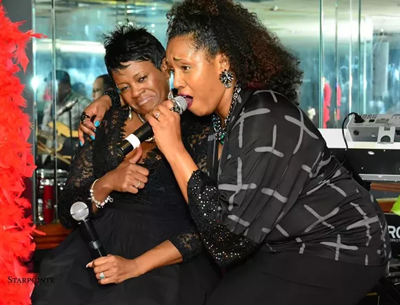 Having fun at a "soft" opening for Jazz Underground. - Photo by Felicia Tolbert (Starpointe Photography).