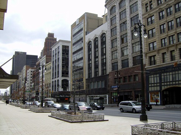 Lower Woodward Historical District, also known as Merchant's Row - MikeRussell via Wikimedia Commons
