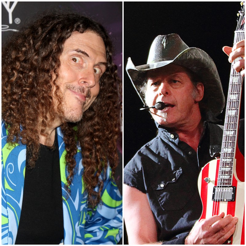 "Weird Al" and Ted Nugent. - Kathy Hutchins and Doug James/Shutterstock.com