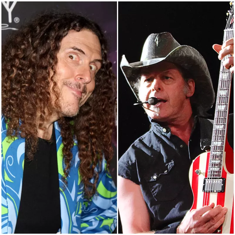 "Weird Al" and Ted Nugent. - Kathy Hutchins and Doug James/Shutterstock.com