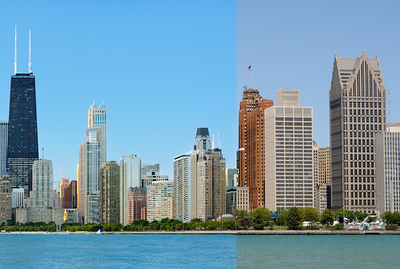 Don't worry, Chicago: Your future as an aspiring Alpha+ Global City remains secure. - PHOTOMONTAGE FROM SHUTTERSTOCK IMAGES
