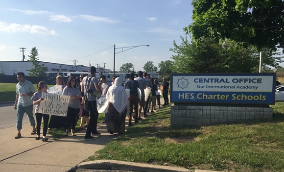 Community demands accountability at the Detroit charter school where eight teachers were fired