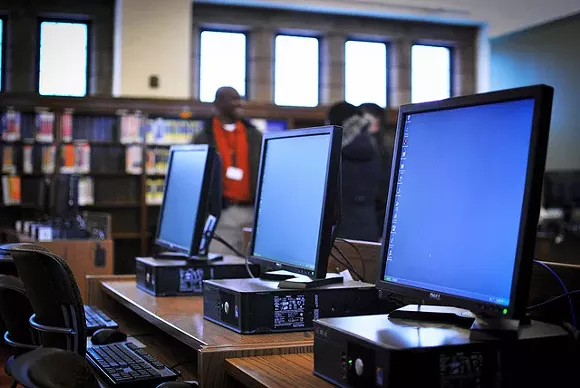 Grant-funded computers at Parkman Branch Library - Knight Foundation on Flickr