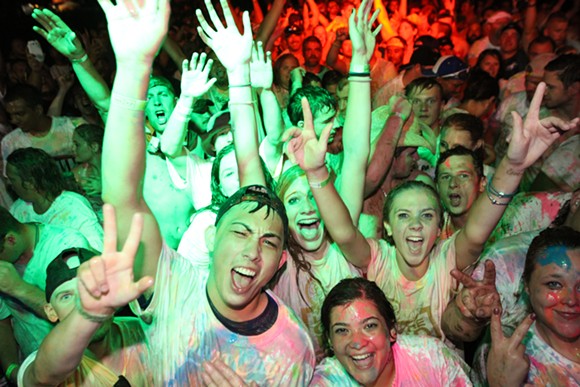 The Keloorah festival includes paint and foam parties and DJs in a spring break-style setting during a NASCAR weekend at Michigan International Speedway. - Courtesy photo.