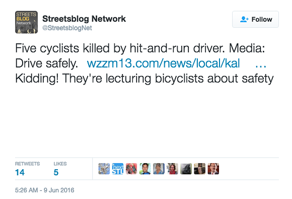 Some cry foul on coverage of Kalamazoo cyclists' deaths