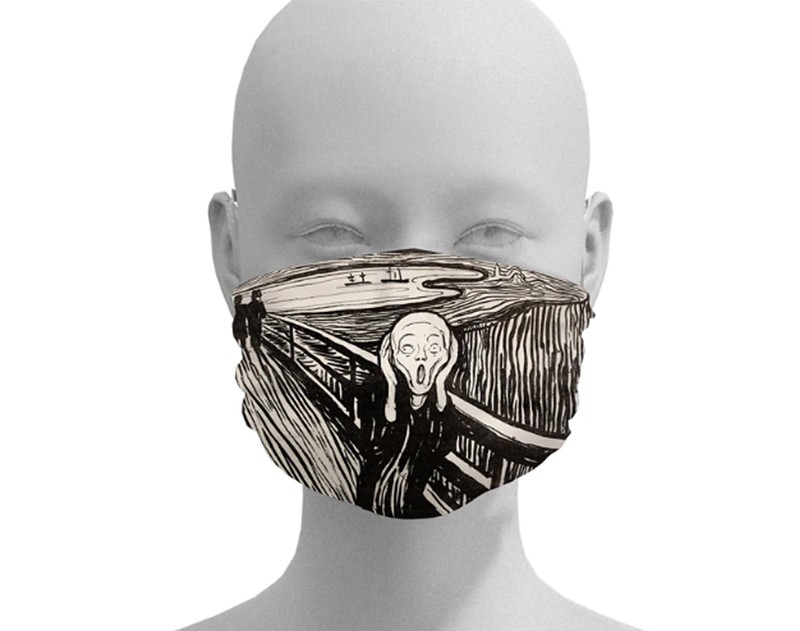 The DIA is now selling a face mask depicting 'The Scream,' which just about sums up how we feel these days