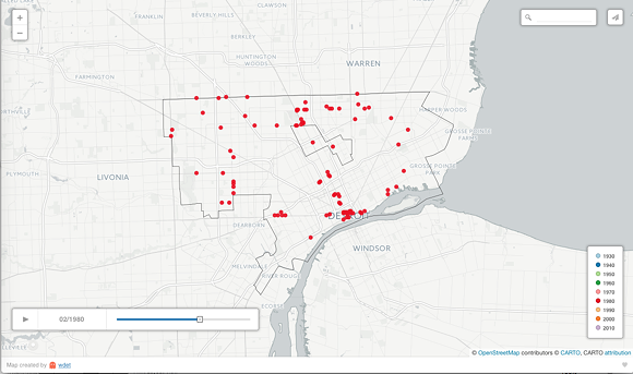 Interactive map shows Detroit's gay bars since the 1930s