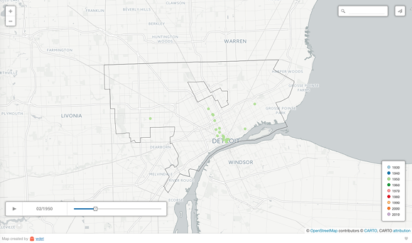 Interactive map shows Detroit's gay bars since the 1930s