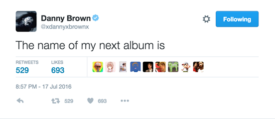 Danny Brown unveils upcoming album name, tour dates