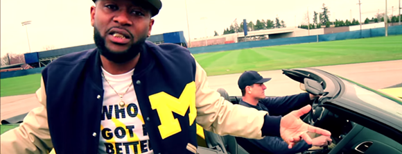 U-M coach Jim Harbaugh embraces his inner rapper in new music video