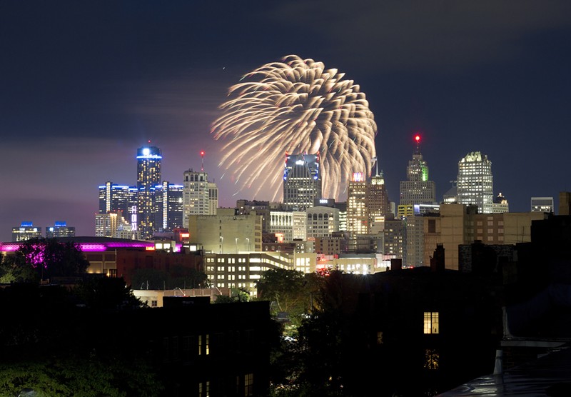 Detroit's annual Ford Fireworks show in 2019. - STEVE NEAVLING