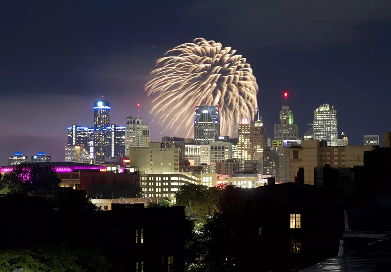 Detroit's annual Ford Fireworks show in 2019. - Steve Neavling