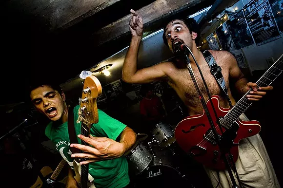 Catch punk band The Kominas at the Phoenix Café