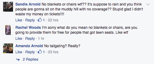 DTE Music Theatre bans blankets for concert citing safety concerns