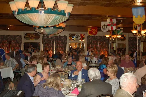 Throngs throw back Michigan beverages in a throwback paradise: Bavarian Inn Restaurant. - Photo courtesy Logos Communications, Inc.