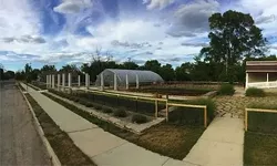 A view of GrowTown's four-season tunnel house. - Courtesy GrowTown