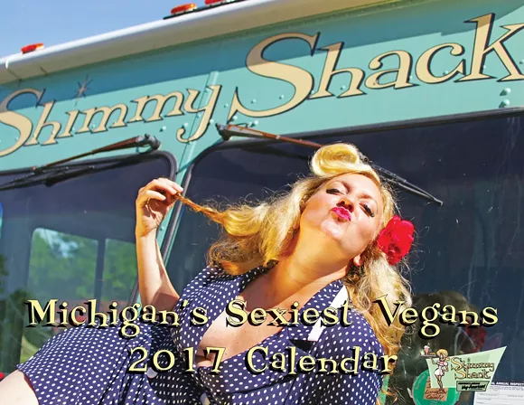 Here, the cover of the 2017 calendar. - Courtesy of Shimmy Shack